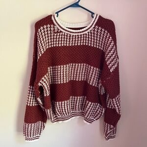 SHEIN crochet sweater